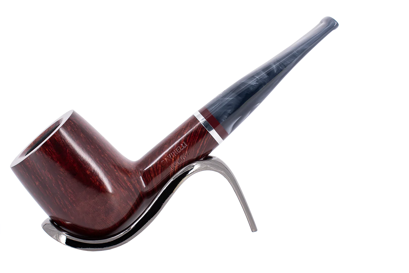 Savinelli Lunaria Smooth Briar Smoking Pipe - Shape 141KS 6mm