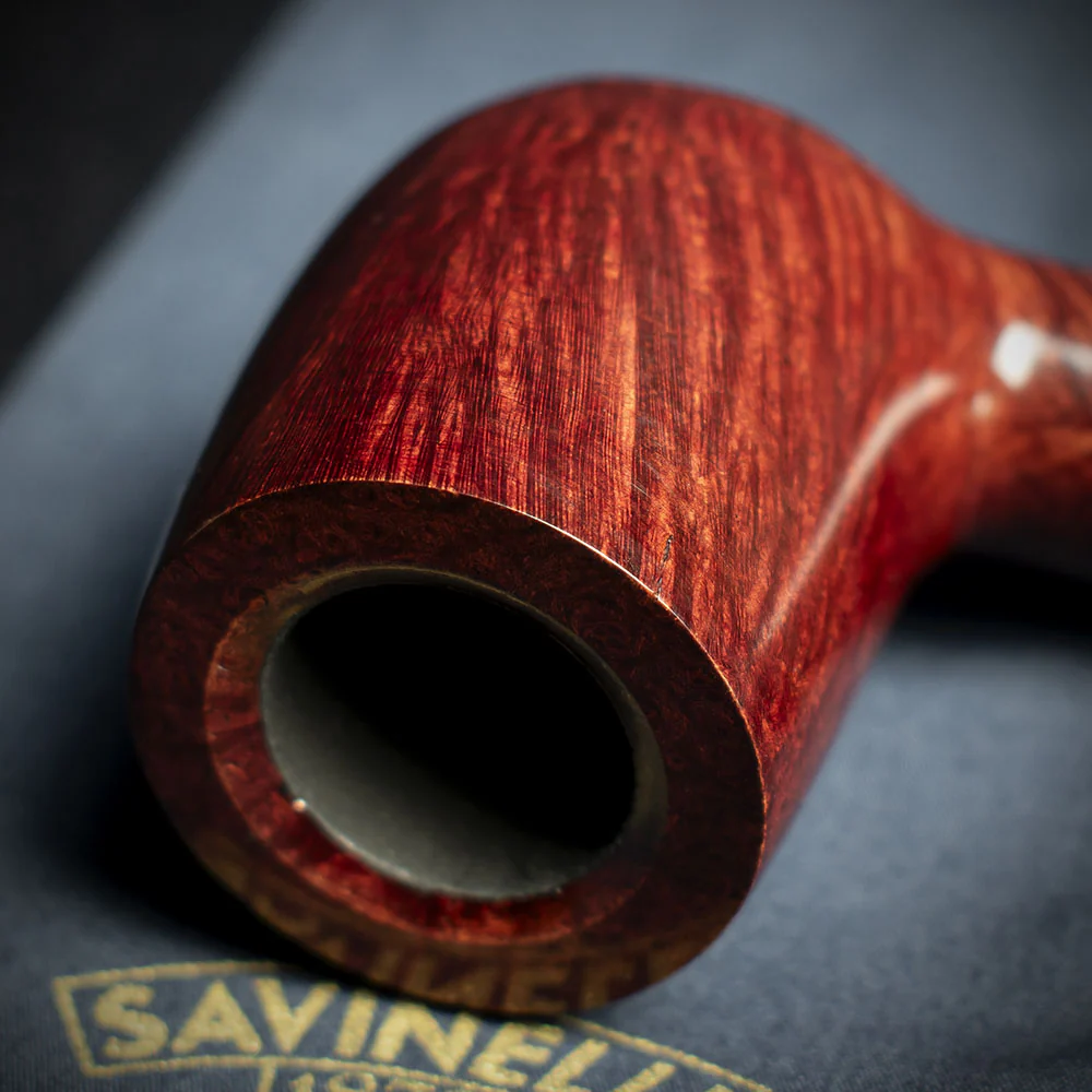 Savinelli Lunaria Smooth Briar Smoking Pipe - Shape 141KS 6mm - Image 5