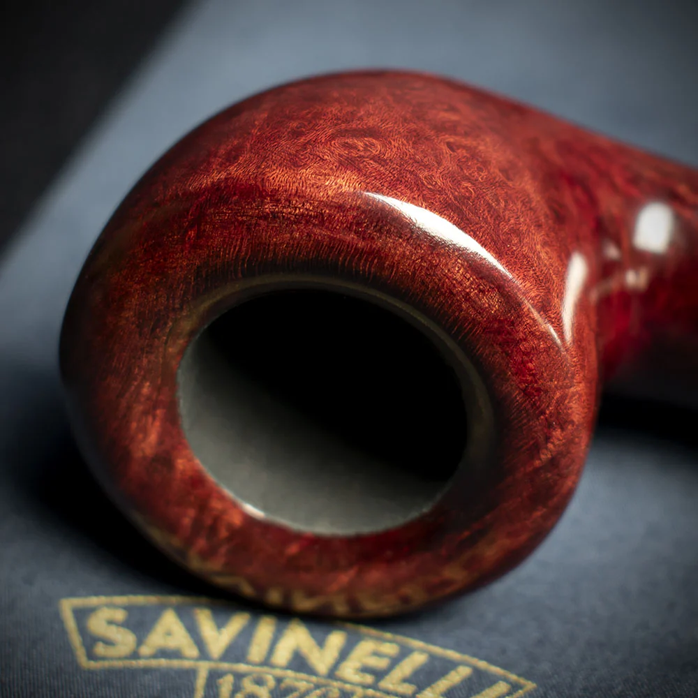 Savinelli Lunaria Smooth Briar Smoking Pipe - Shape 316KS 6mm - Image 5