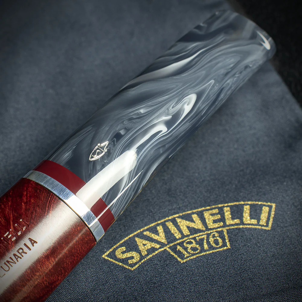 Savinelli Lunaria Smooth Briar Smoking Pipe - Shape 316KS 6mm - Image 6