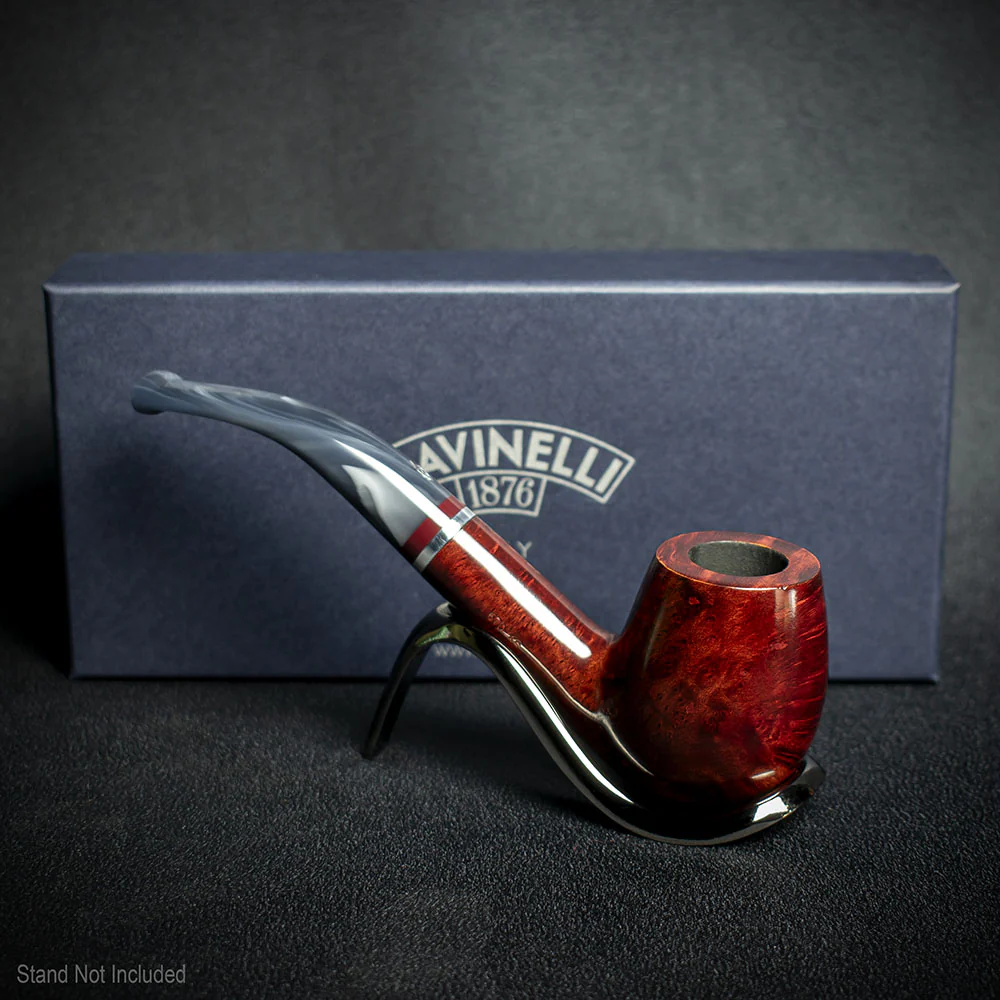 Savinelli Lunaria Smooth Briar Smoking Pipe - Shape 670 6mm - Image 3