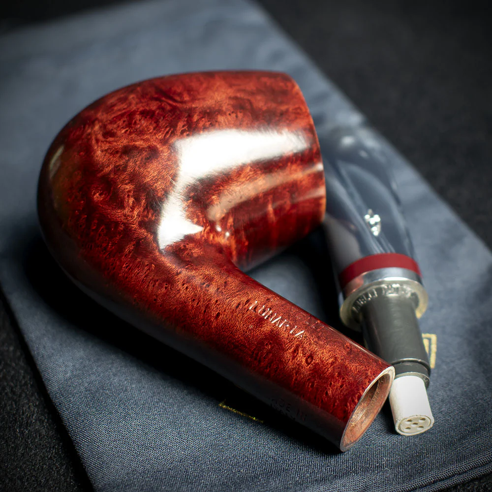 Savinelli Lunaria Smooth Briar Smoking Pipe - Shape 670 6mm - Image 4