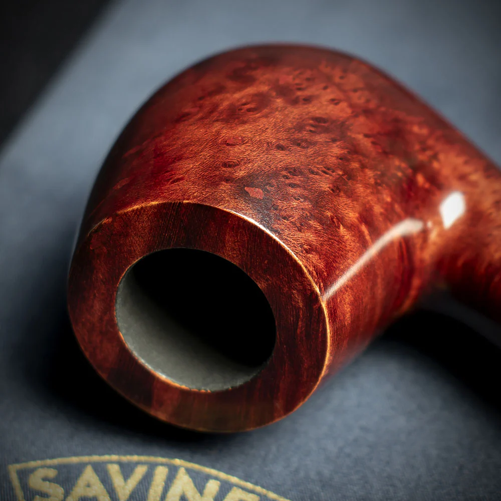Savinelli Lunaria Smooth Briar Smoking Pipe - Shape 670 6mm - Image 5