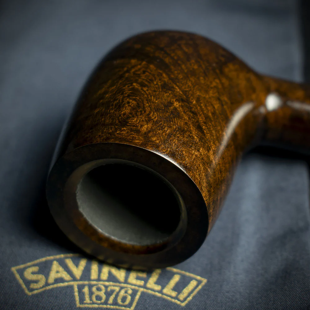 Savinelli Marron Glace Smooth Briar Pipe - Shape 111 6mm - Image 5
