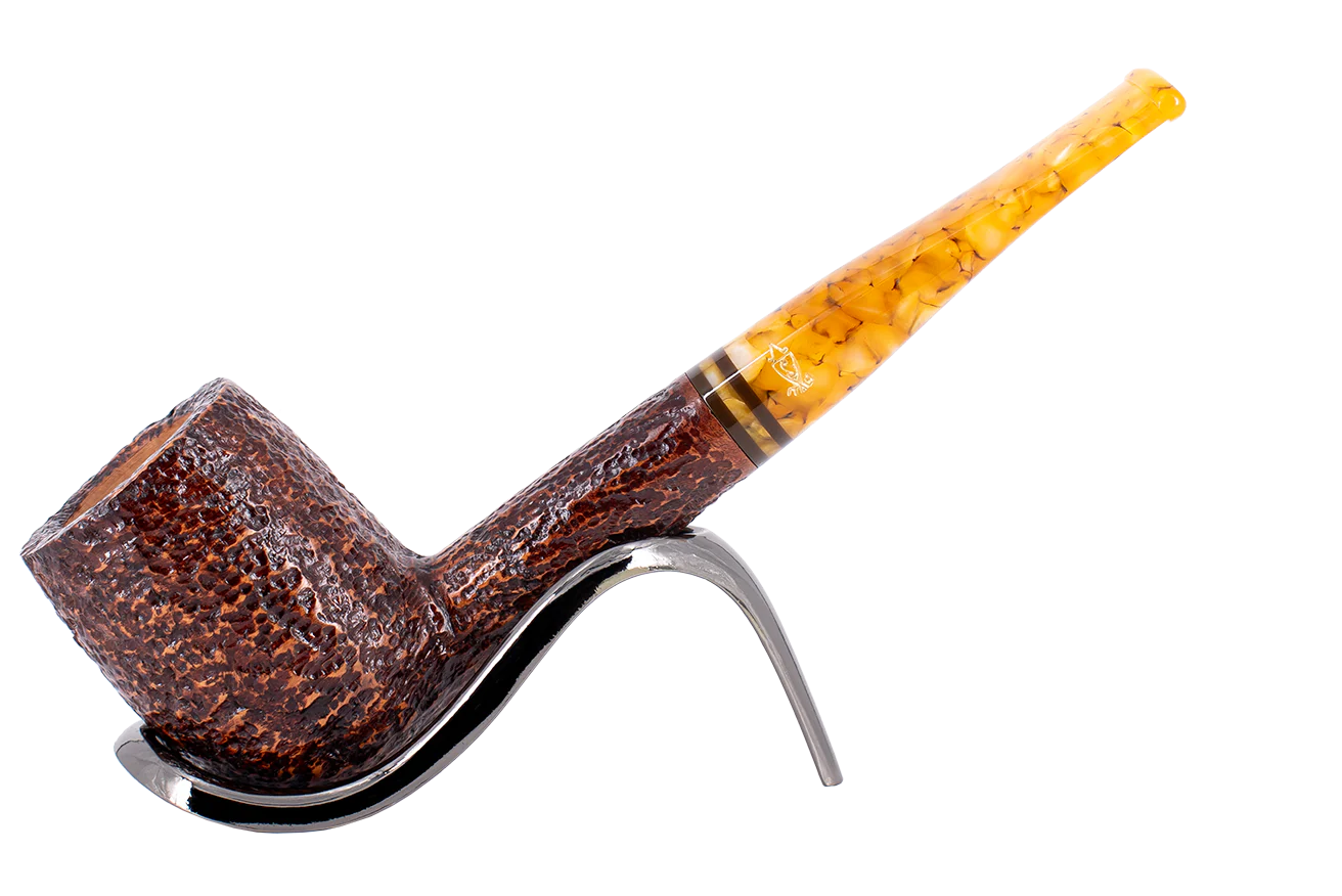 Savinelli Miele Rusticata Brownblast 111 - 6mm Briar Pipe
