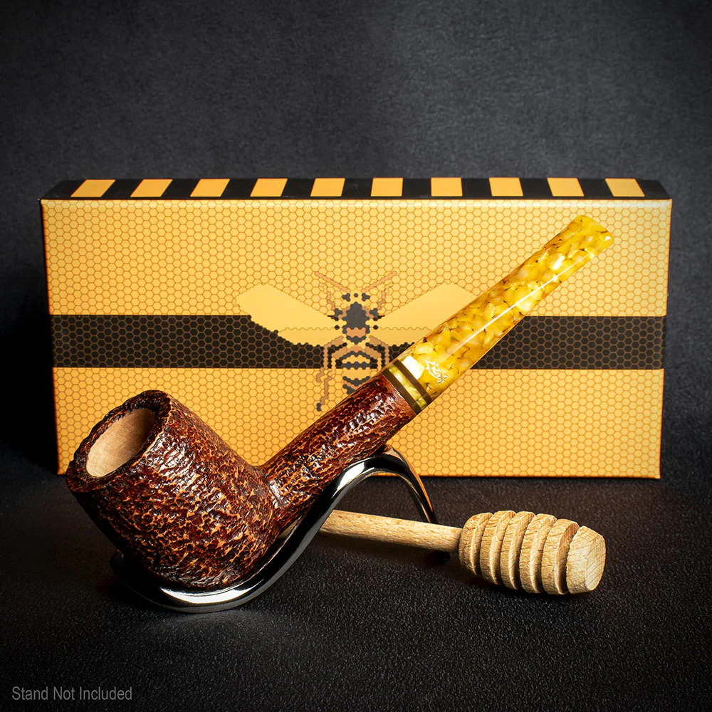 Savinelli Miele Rusticata Brownblast 111 - 6mm Briar Pipe - Image 2