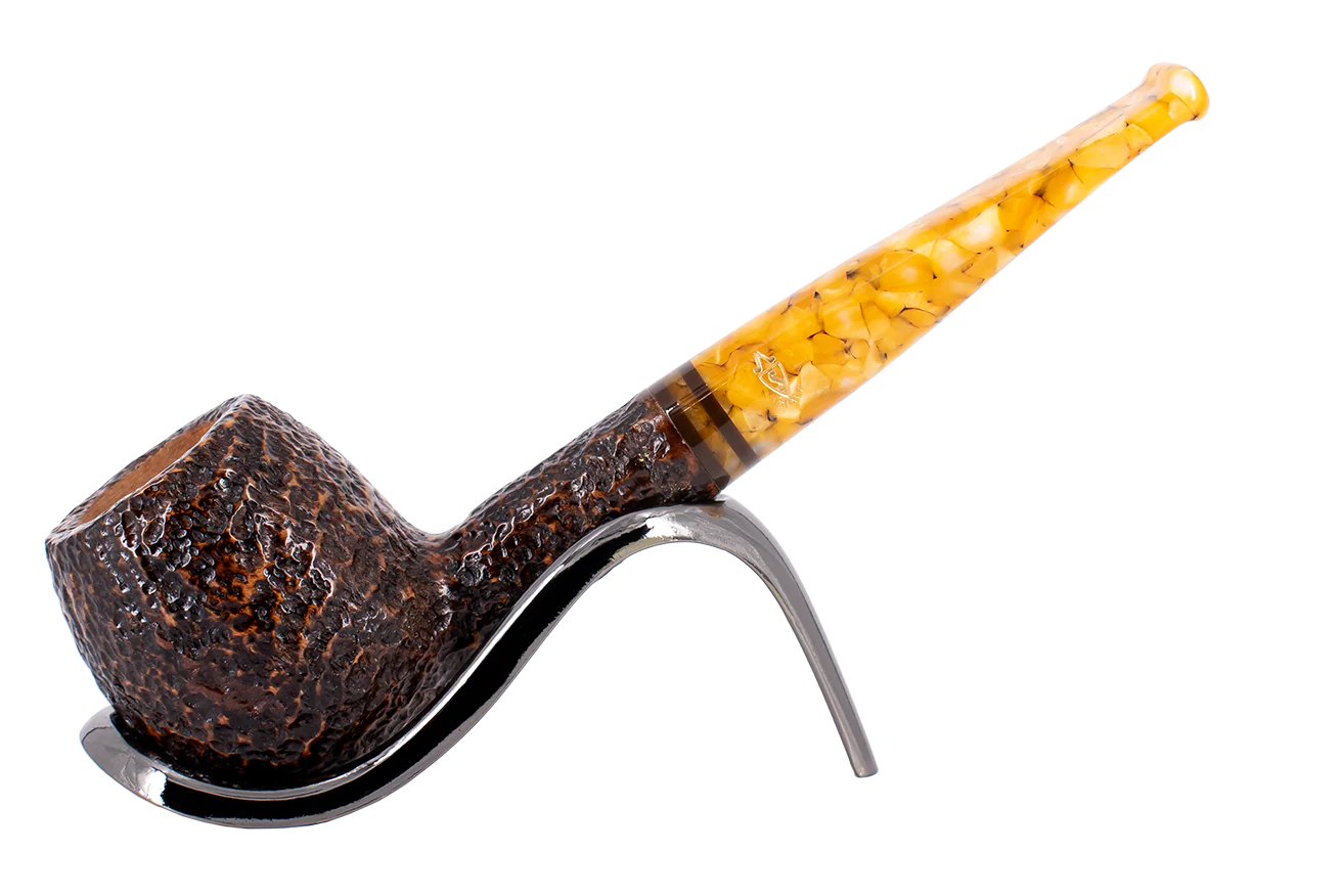 Savinelli Miele Rusticata Brownblast 207 - 6mm Briar Pipe