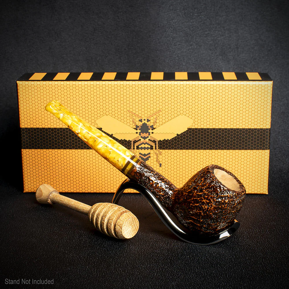 Savinelli Miele Rusticata Brownblast 207 - 6mm Briar Pipe - Image 3