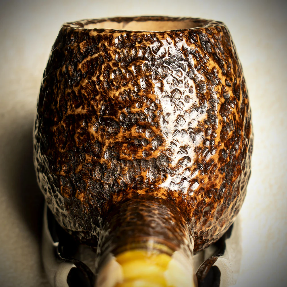 Savinelli Miele Rusticata Brownblast 207 - 6mm Briar Pipe - Image 7