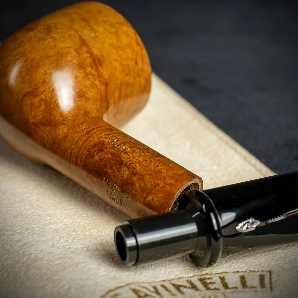 Savinelli Mini - Smooth Briar Smoking Pipe - Shape 128 (6mm) - Image 4