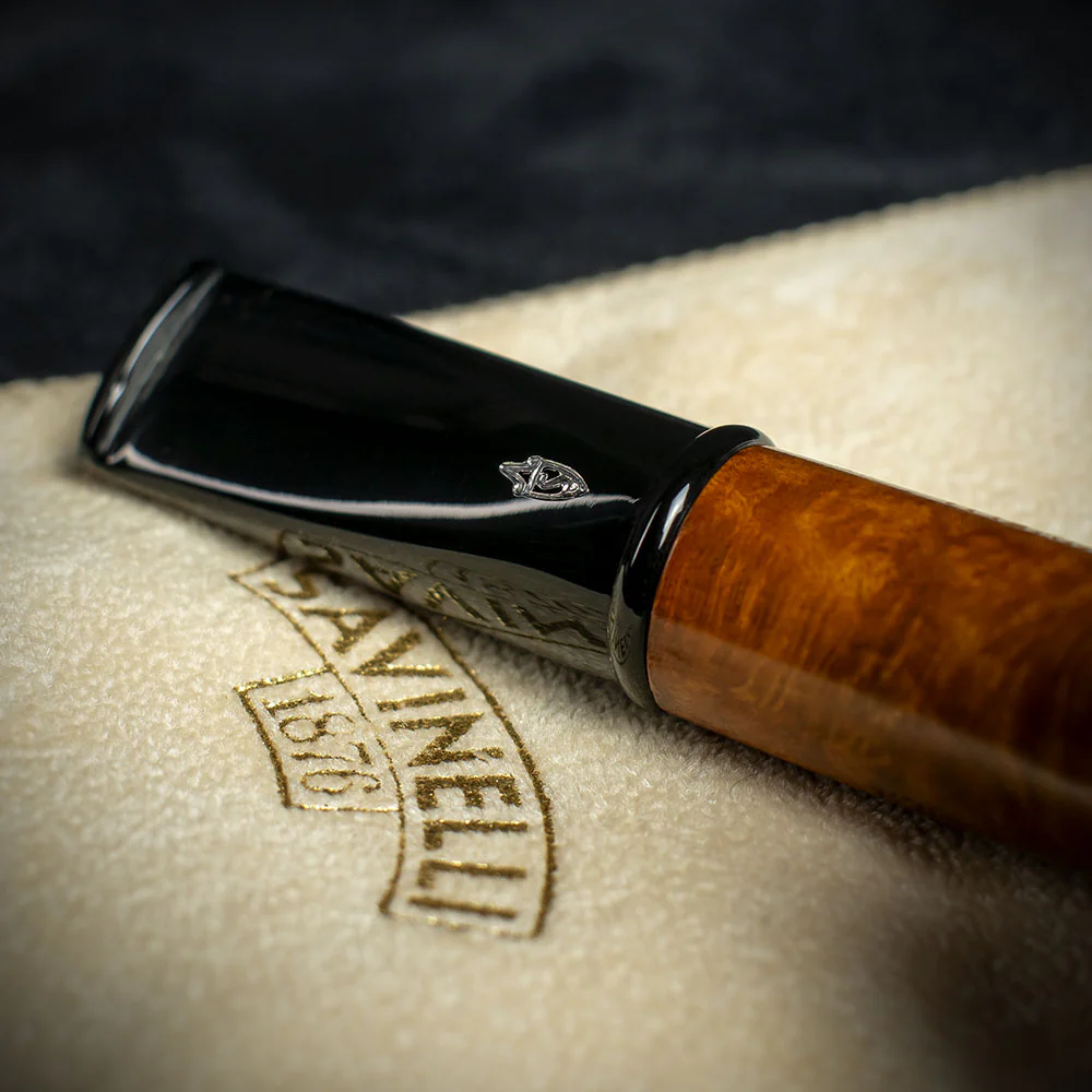 Savinelli Mini - Smooth Briar Smoking Pipe - Shape 128 (6mm) - Image 6