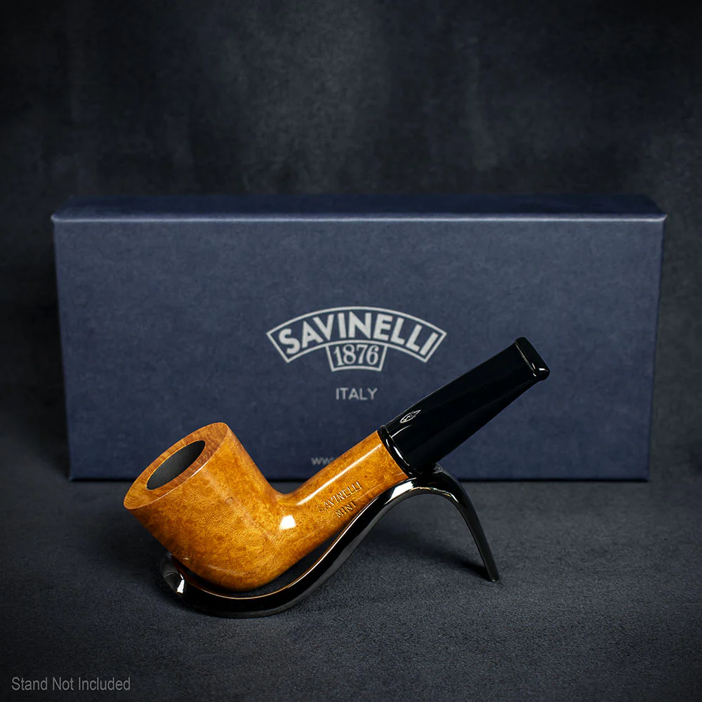 Savinelli Mini - Smooth Briar Smoking Pipe - Shape 409 (6mm) - Image 2