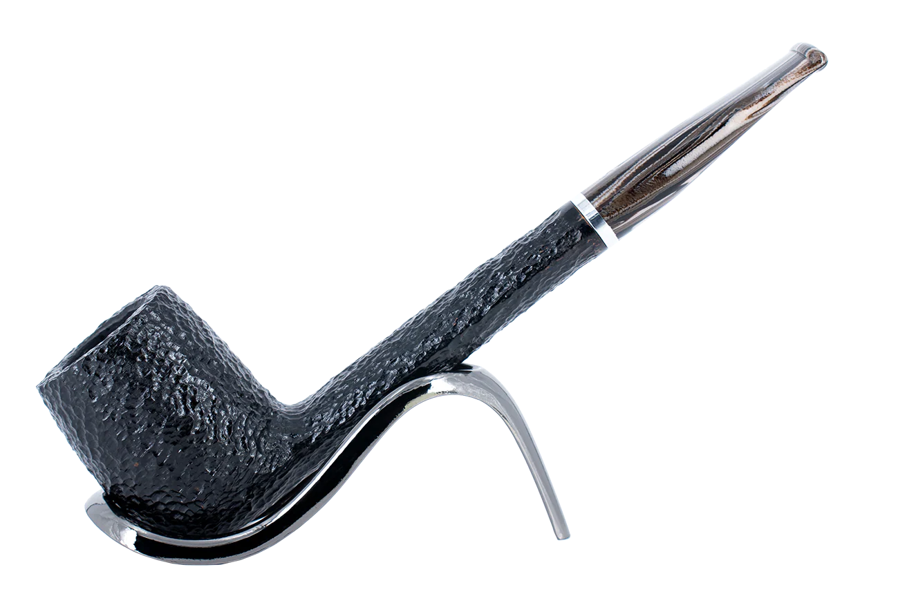 Savinelli Morellina Rustic Black 802R - 6mm Briar Pipe