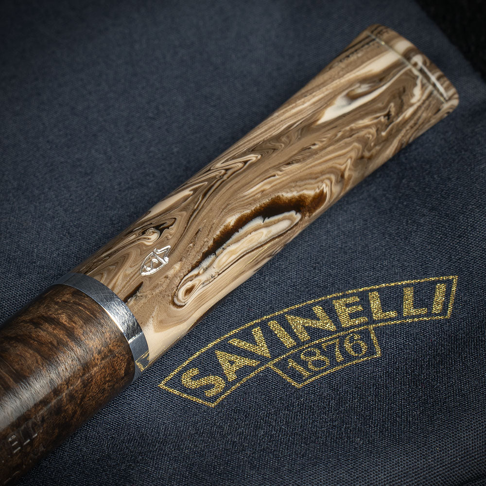 Savinelli Morellina Smooth Brown 409 - 6mm Briar Pipe - Image 6