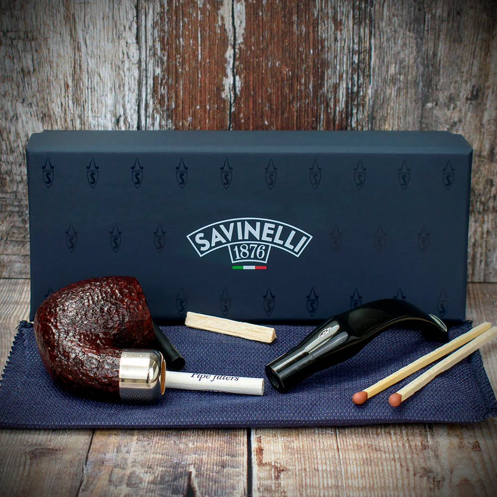 Savinelli New Dry System Rustic 613 - 6mm Briar Pipe - Image 4
