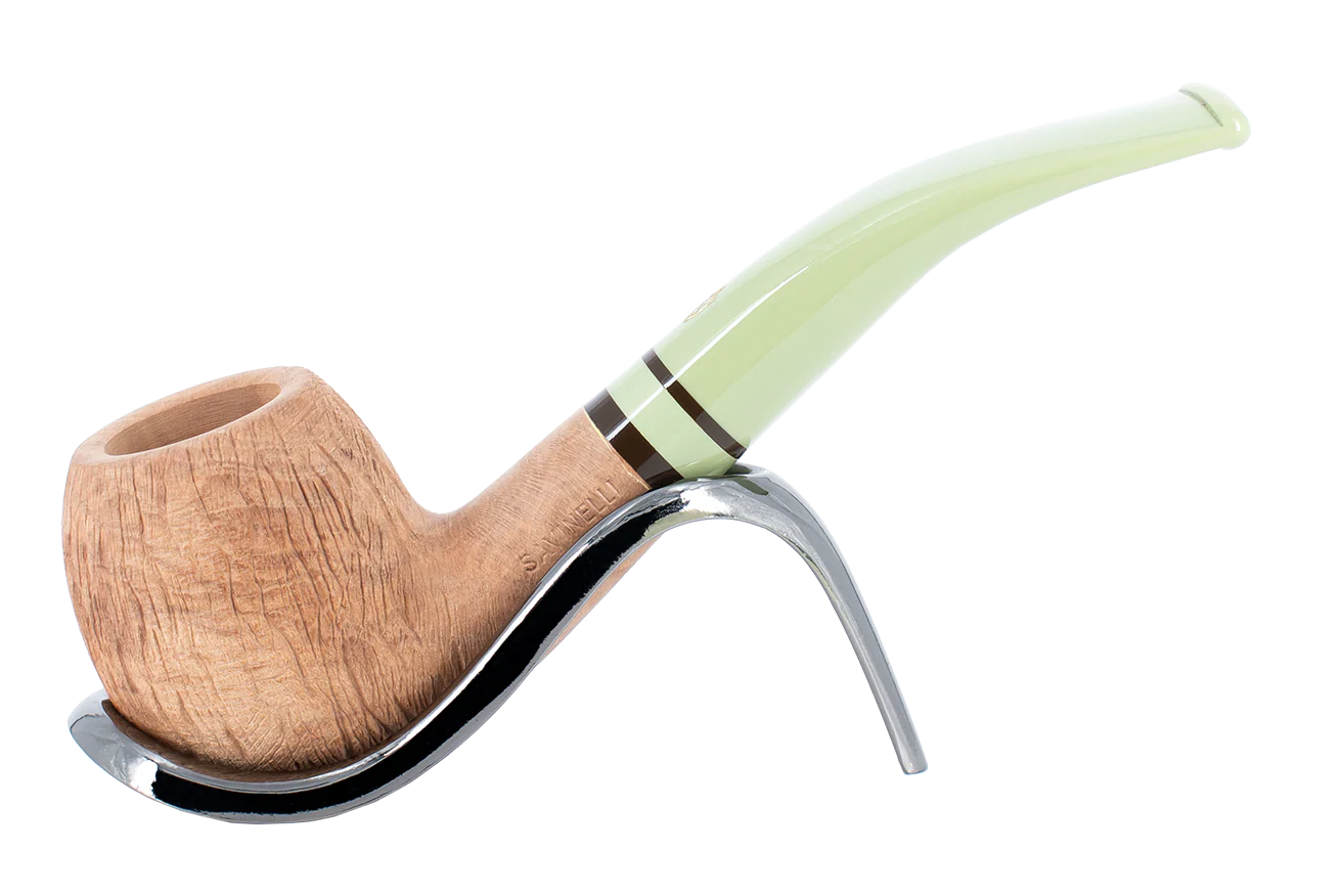 Savinelli Oliva Natural Rustic 626 - 6mm Briar Pipe