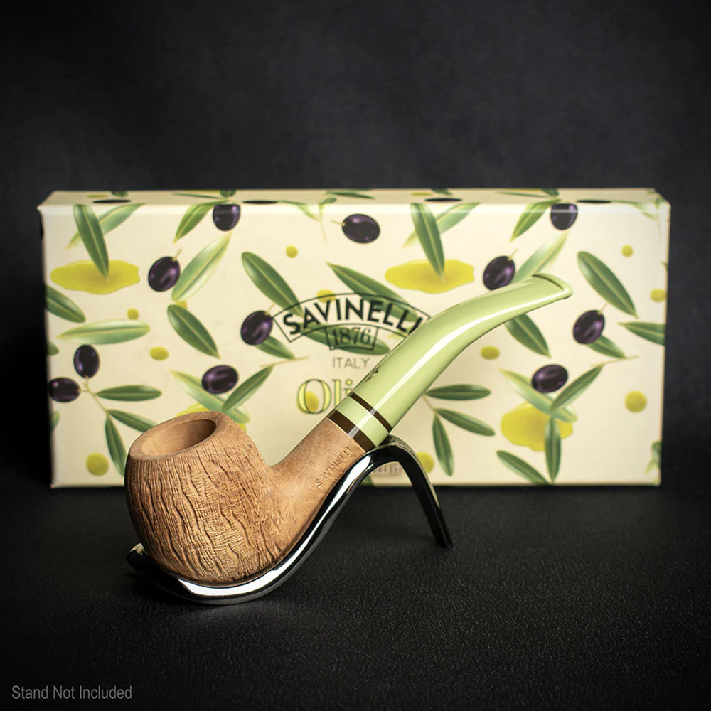 Savinelli Oliva Natural Rustic 626 - 6mm Briar Pipe - Image 2
