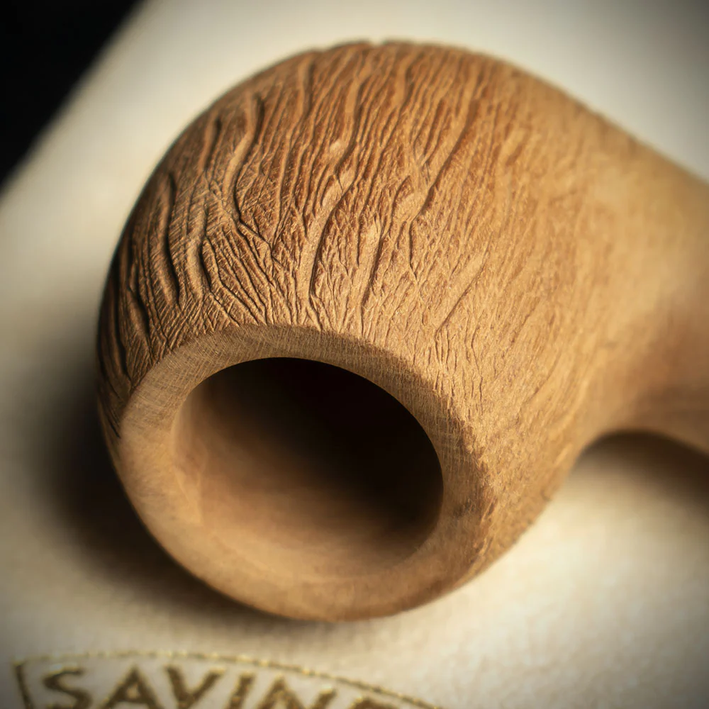 Savinelli Oliva Natural Rustic 626 - 6mm Briar Pipe - Image 5