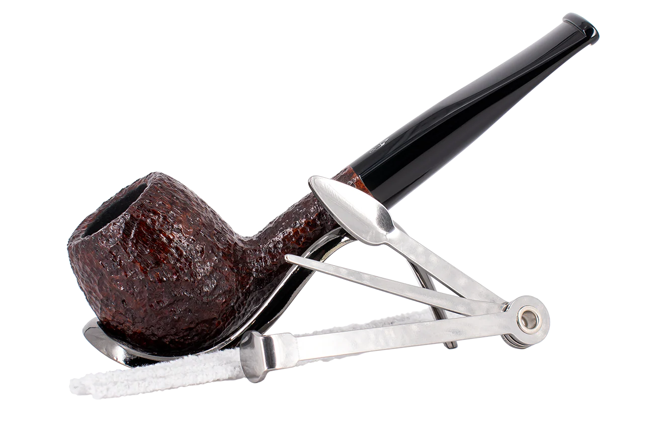 Savinelli One Rustic Dark Brown Briar Pipe Starter Kit 207