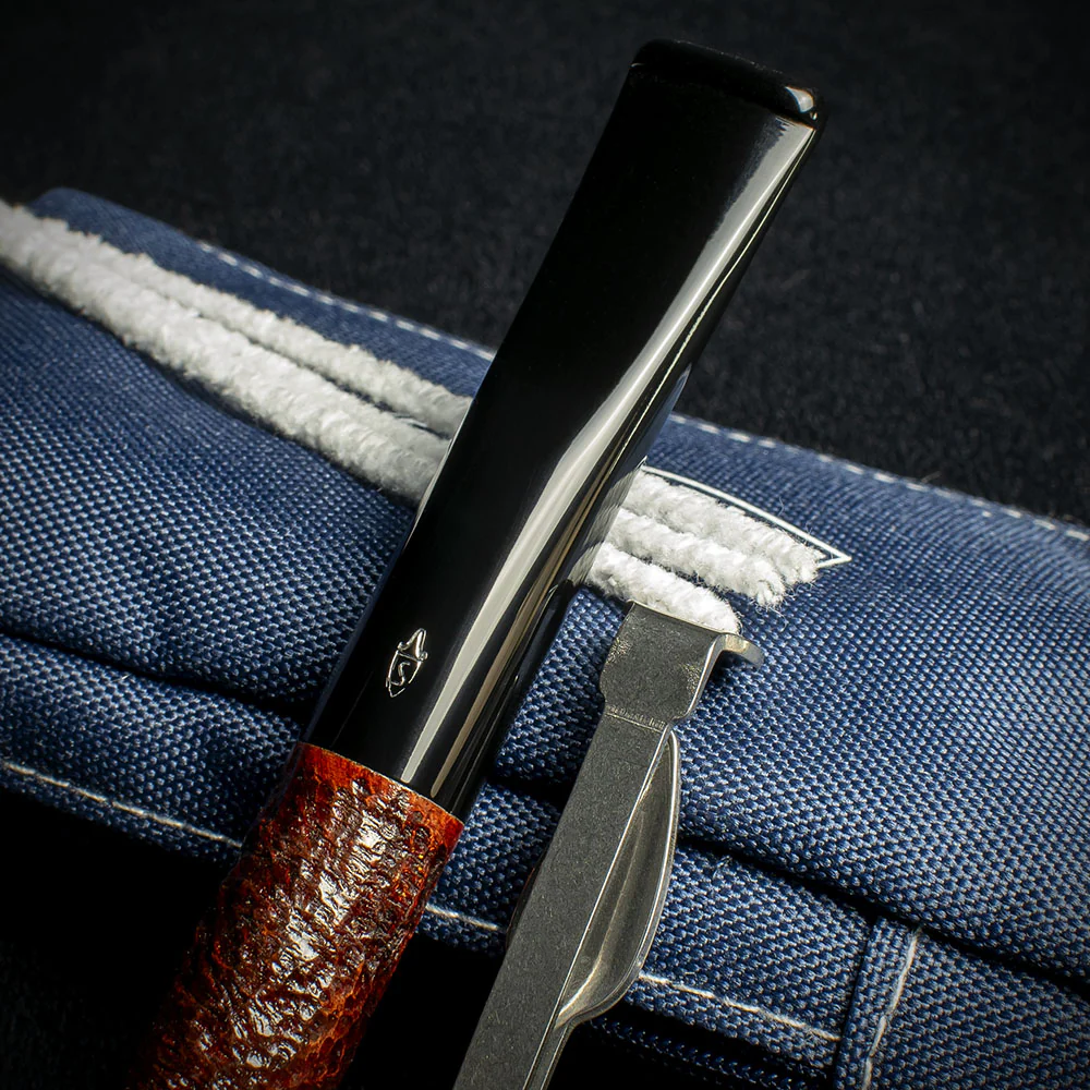 Savinelli One Rustic Dark Brown Briar Pipe Starter Kit 207 - Image 6