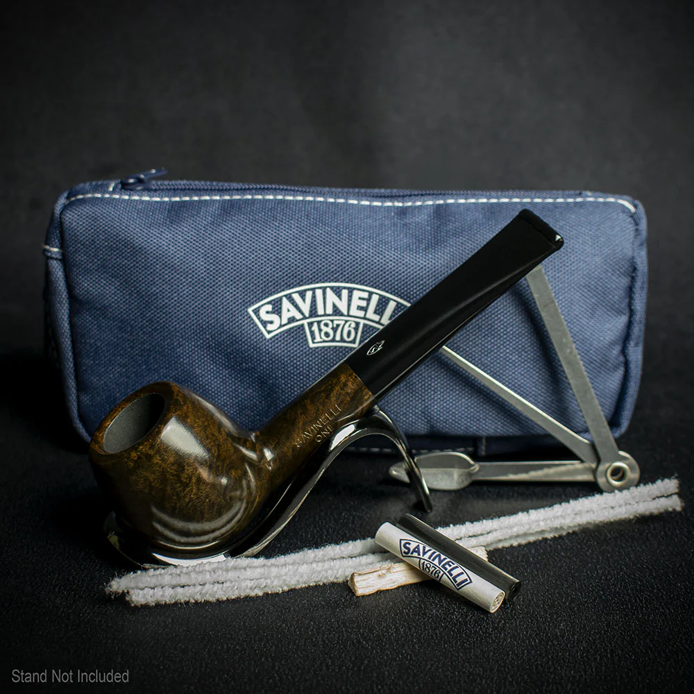 Savinelli One Smooth Brown 207 Pipe Starter Kit - Image 2