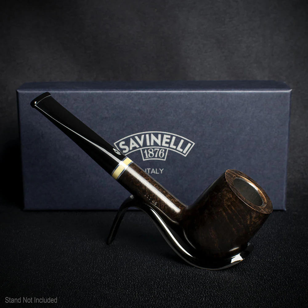 Savinelli Oscar Liscia Marrone Scuro 111 - Briar Pipe - Image 3