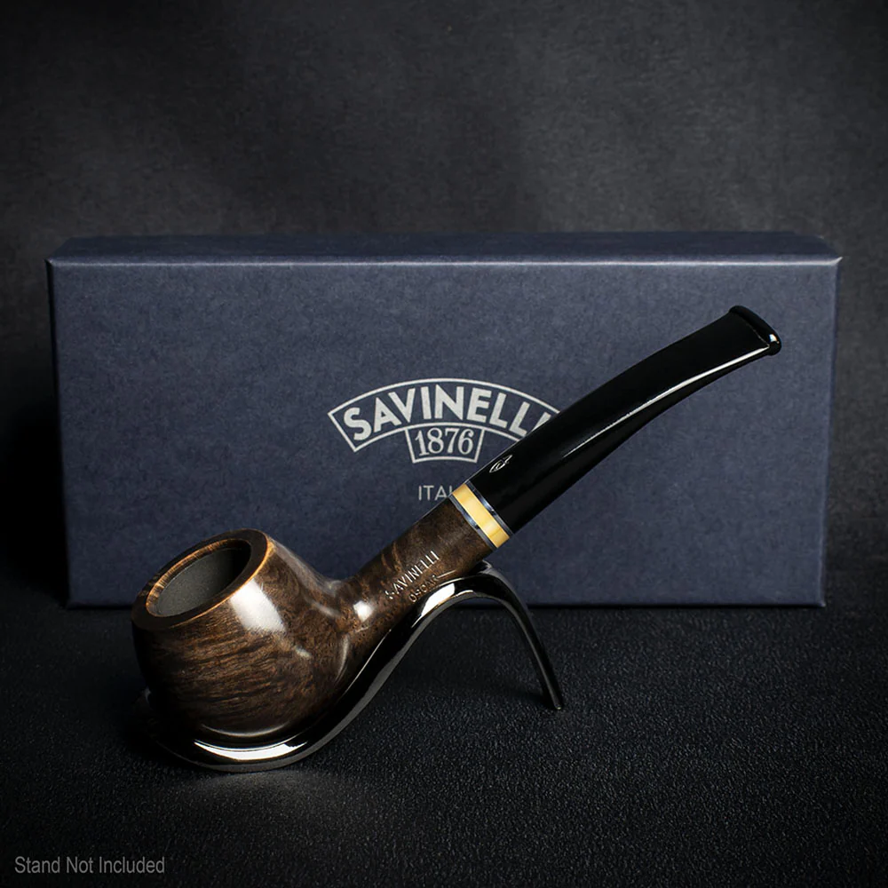 Savinelli Oscar Liscia Marrone Scuro 315 - Briar Pipe - Image 2