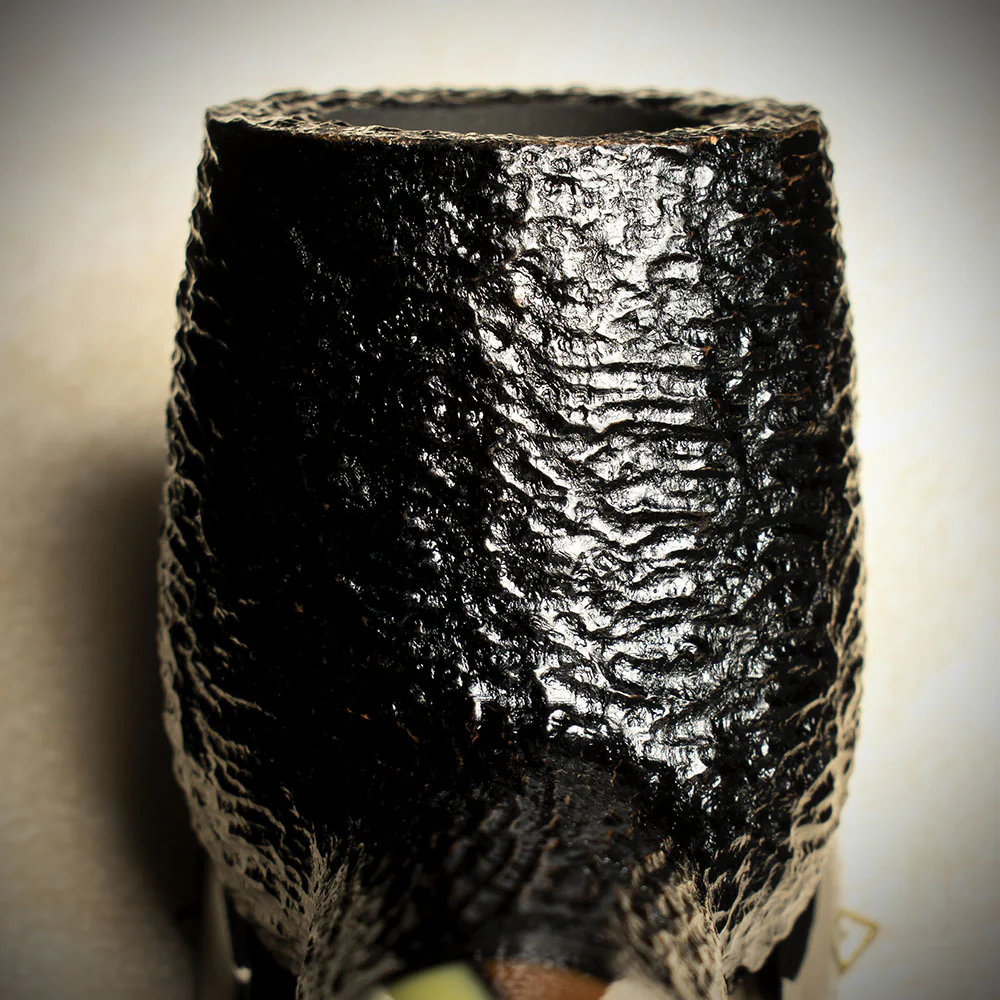 Savinelli Paloma Rustic Black 101 - 6mm Briar Pipe - Image 7