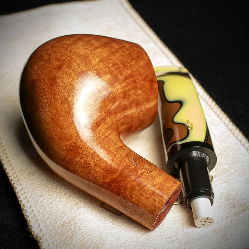 Savinelli Paloma Smooth Brown 645 - 6mm Briar Pipe - Image 4