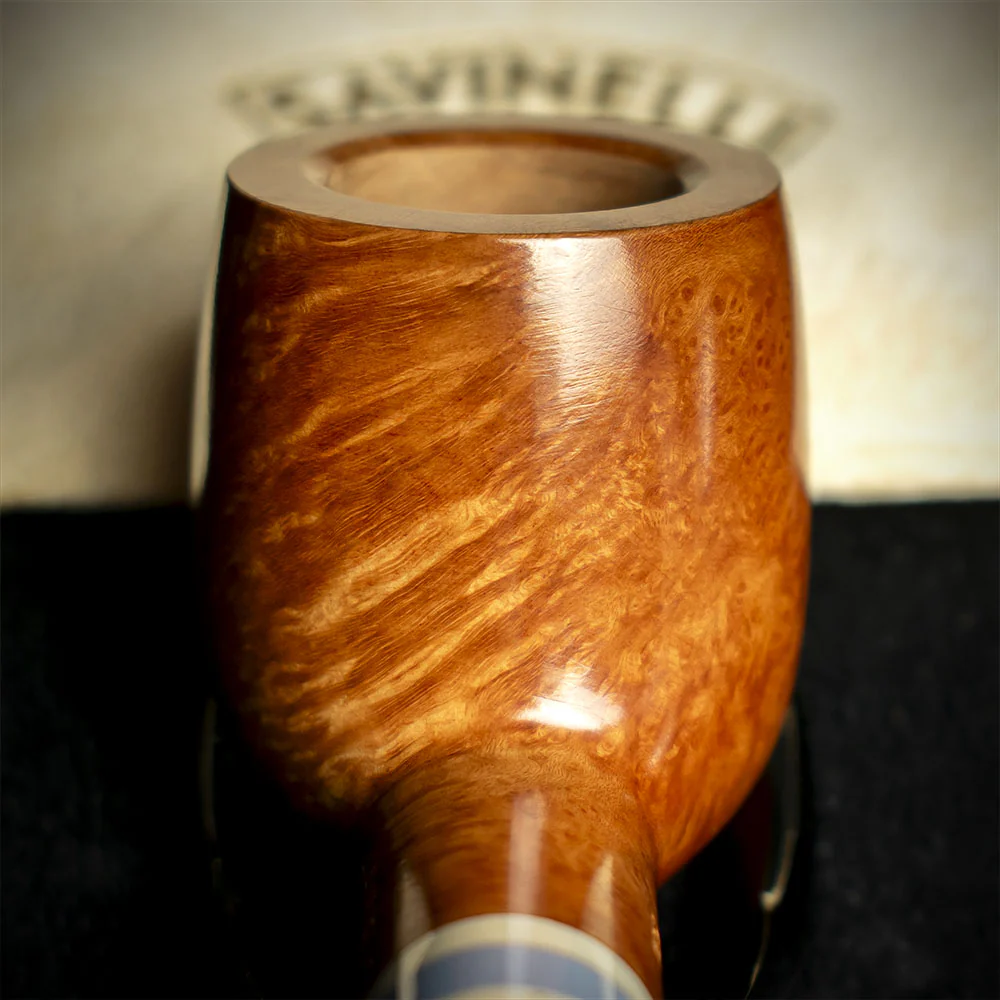 Savinelli Sasso Smooth 106 - 6mm Briar Pipe - Image 7