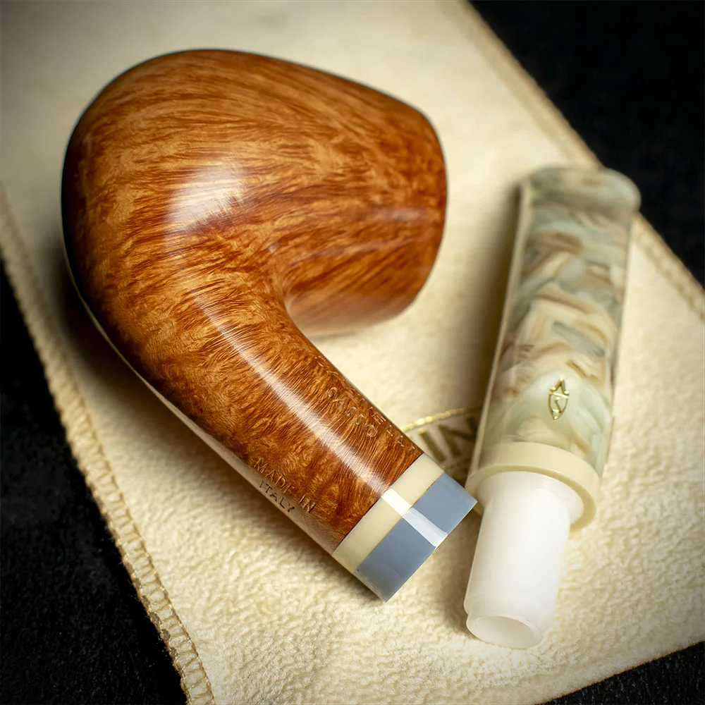 Savinelli Sasso Smooth 601 - 6mm Briar Pipe - Image 4