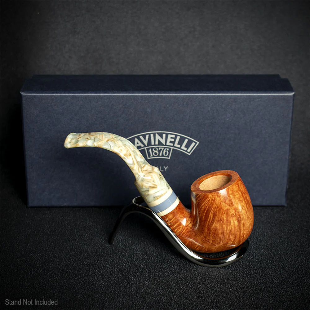 Savinelli Sasso Smooth 614 - 6mm Briar Pipe - Image 3