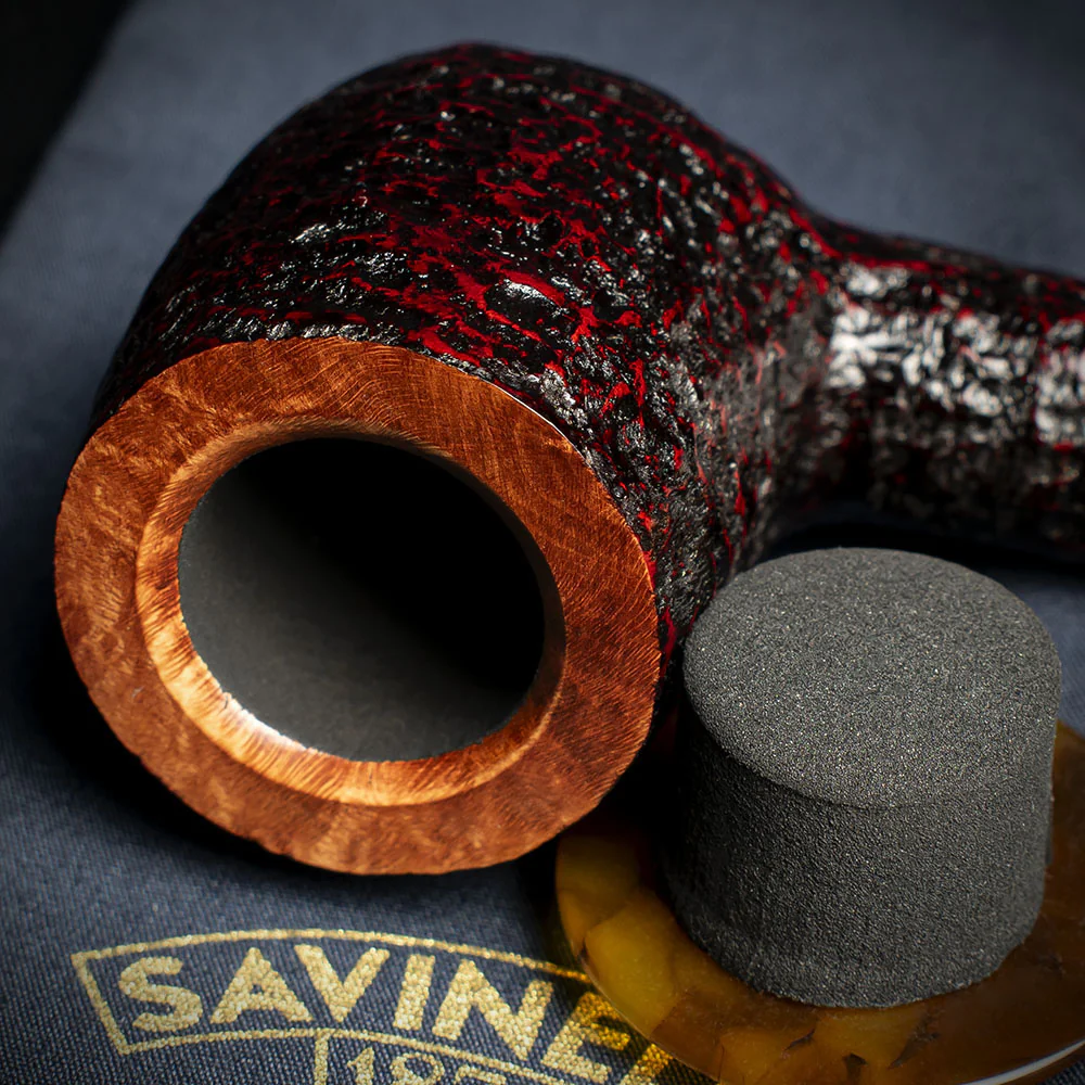 Savinelli Tortuga Rustic Shape No.106 - 6mm Briar Pipe - Image 5