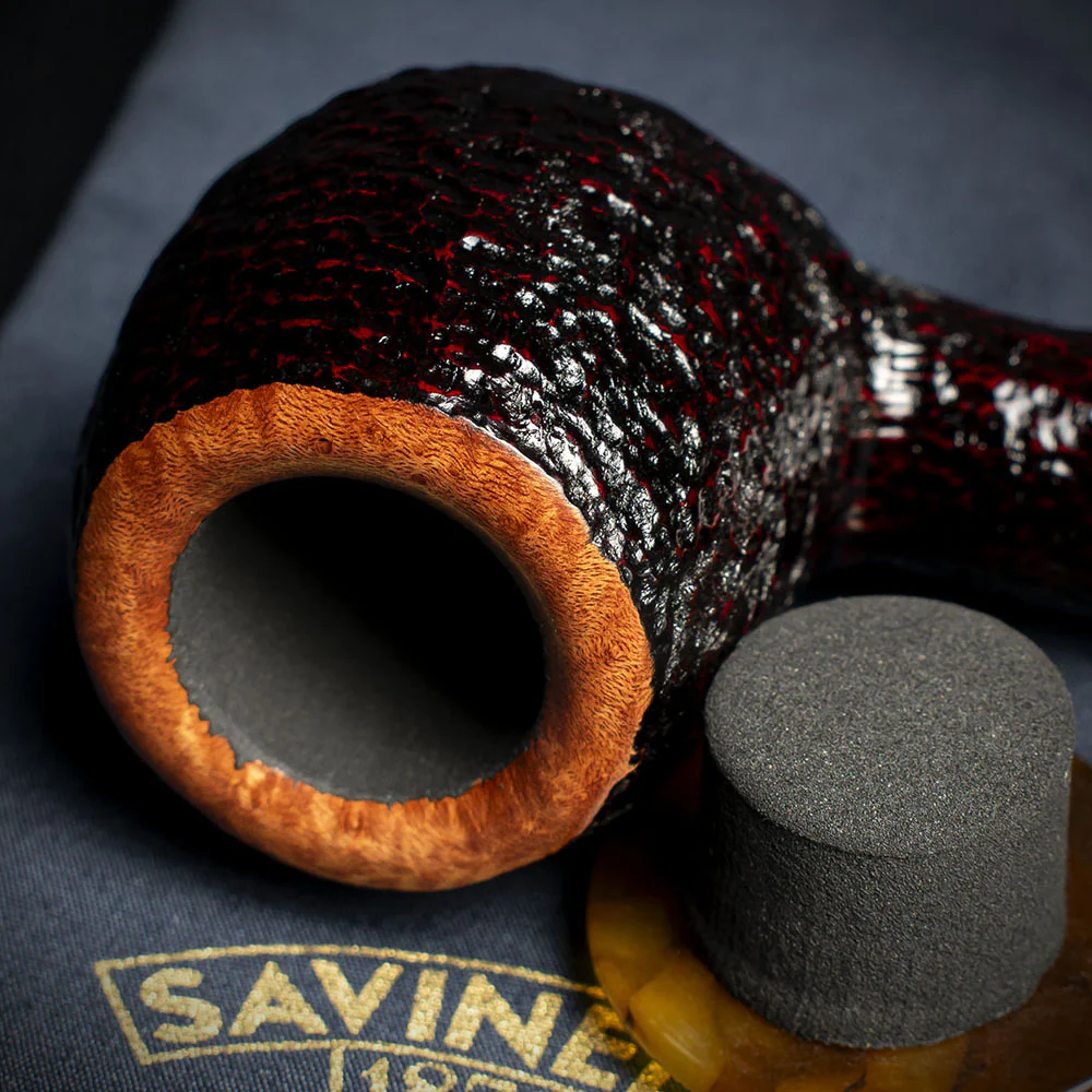 Savinelli Tortuga Rustic Shape No.207 - 6mm Briar Pipe - Image 5