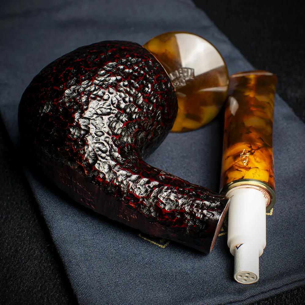 Savinelli Tortuga Rustic Shape No.626 - 6mm Briar Pipe - Image 4