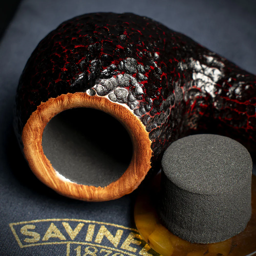 Savinelli Tortuga Rustic Shape No.626 - 6mm Briar Pipe - Image 5