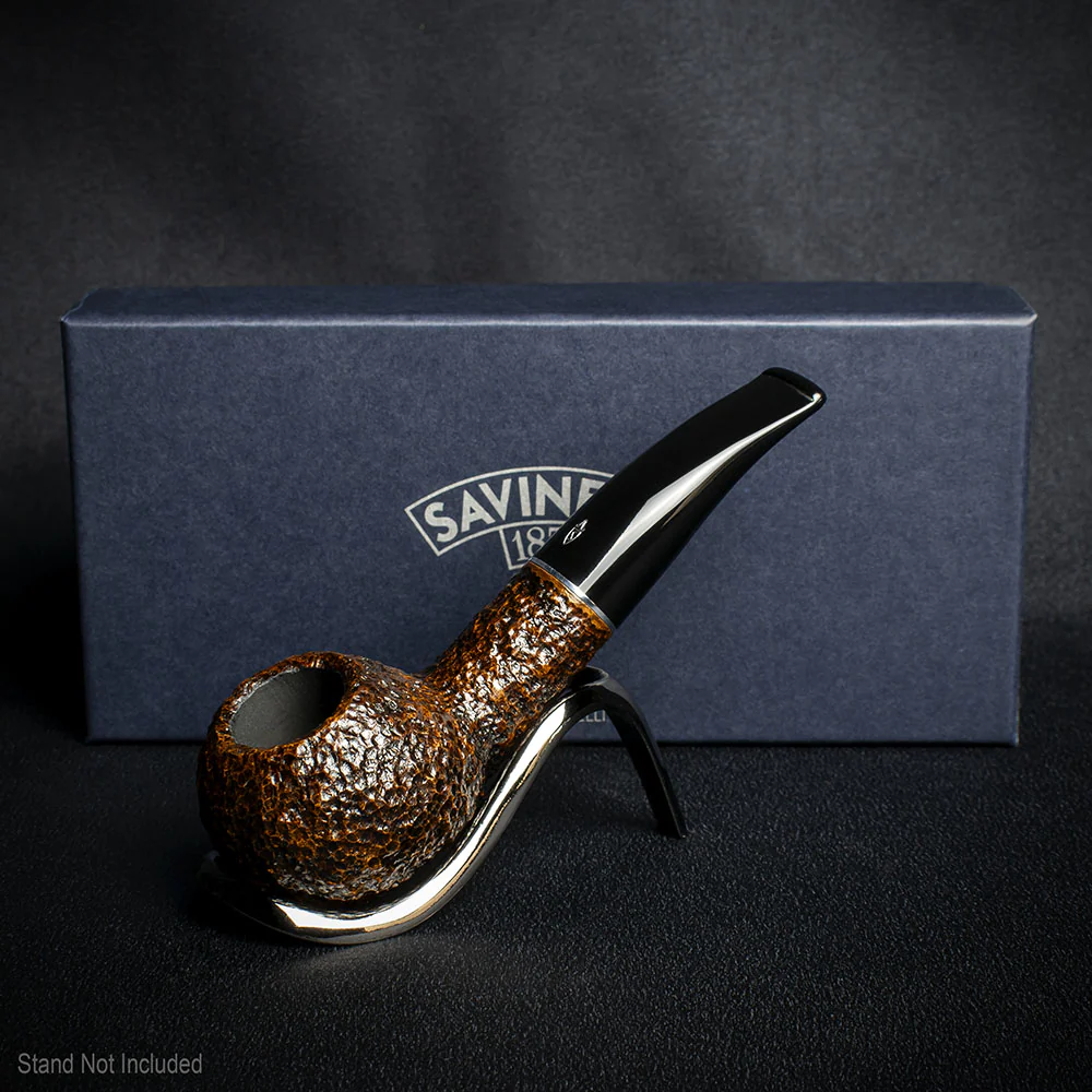 Savinelli Tre Rusticated Briar Pipe - 321 - Image 2
