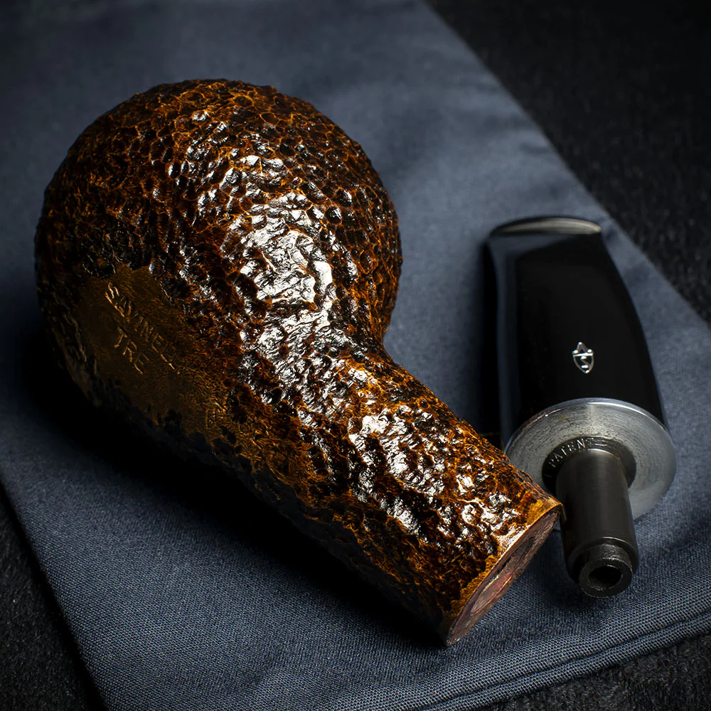 Savinelli Tre Rusticated Briar Pipe - 321 - Image 4