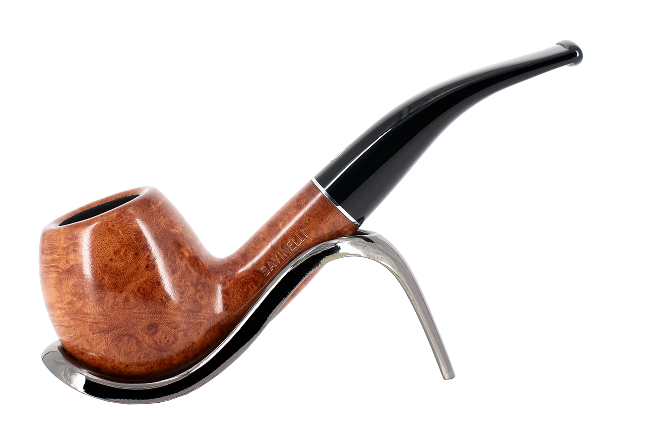 Savinelli Tre Smooth Briar Pipe - 626