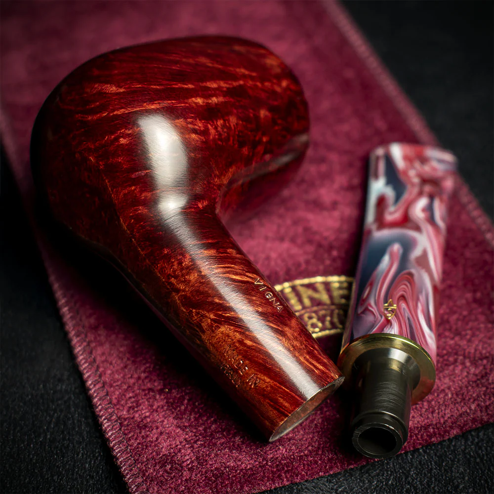 Savinelli Vigna Liscia Marrone 141 - 6mm Briar Pipe - Image 4