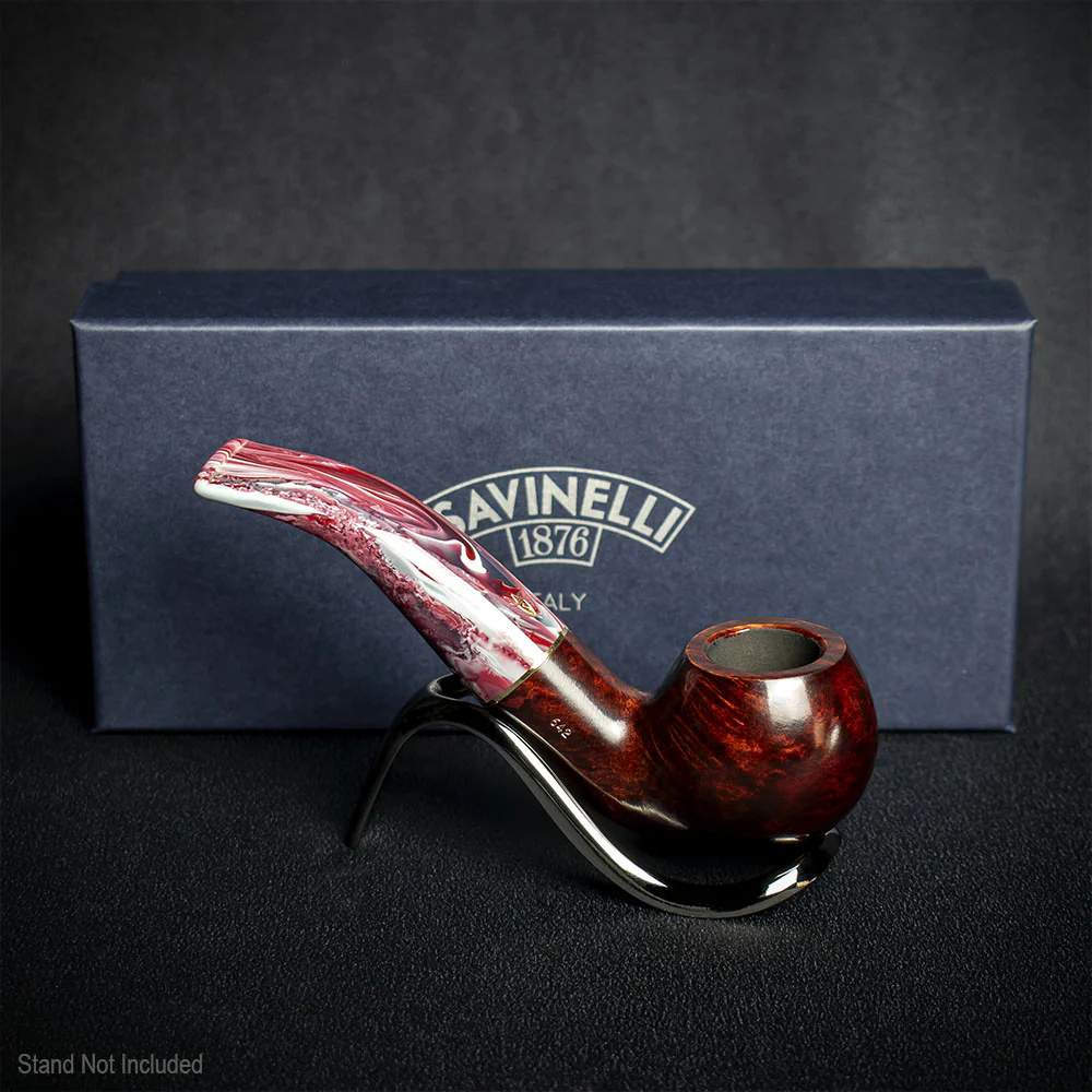 Savinelli Vigna Liscia Marrone 642 - 6mm Briar Pipe - Image 3