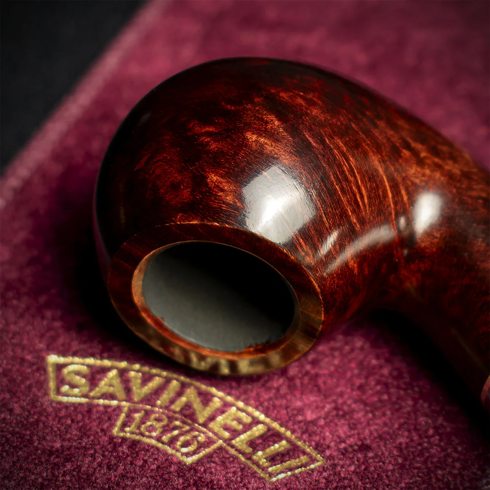 Savinelli Vigna Liscia Marrone 642 - 6mm Briar Pipe - Image 5