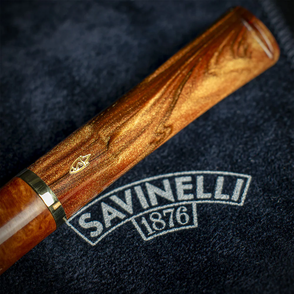Savinelli Whiskey Natural Smooth 110 - 6mm Briar Pipe - Image 6
