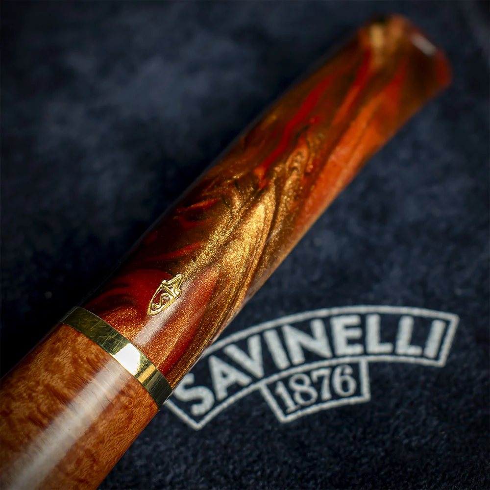 Savinelli Whiskey Natural Smooth 606 - 6mm Briar Pipe - Image 6