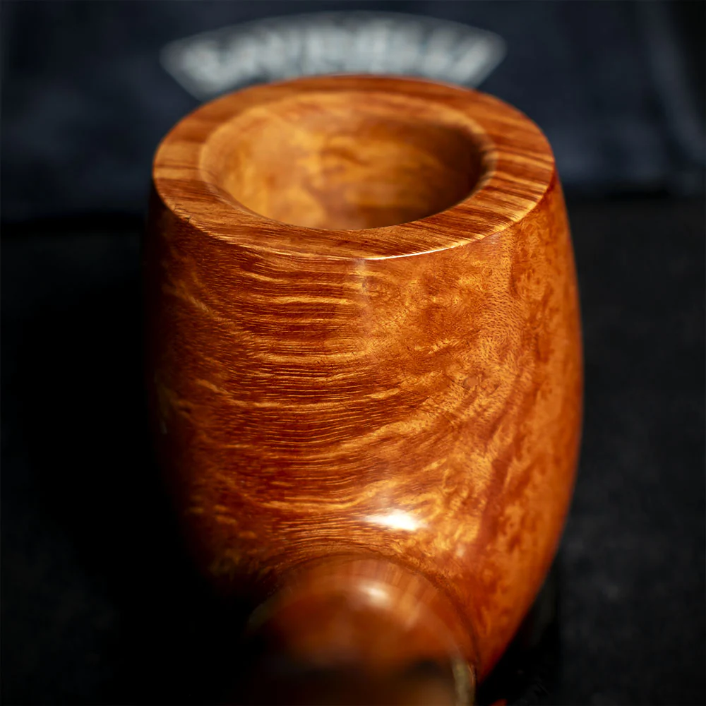 Savinelli Whiskey Natural Smooth 606 - 6mm Briar Pipe - Image 7