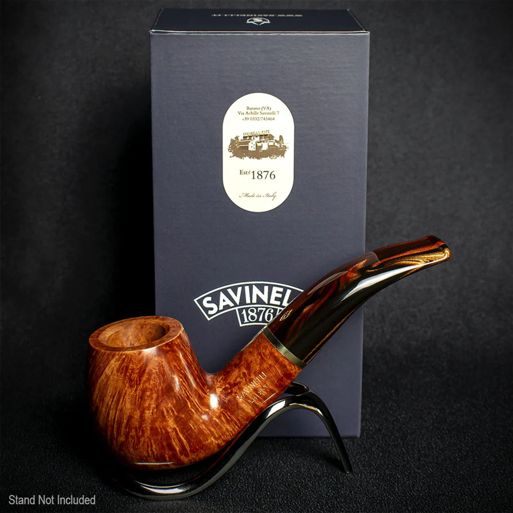 Savinelli Whiskey Natural Smooth 616KS - 6mm Briar Pipe - Image 2
