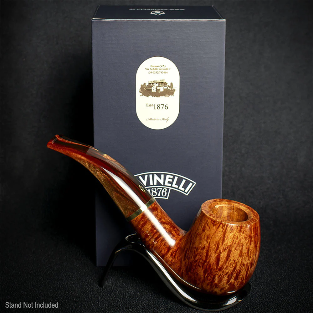 Savinelli Whiskey Natural Smooth 616KS - 6mm Briar Pipe - Image 3