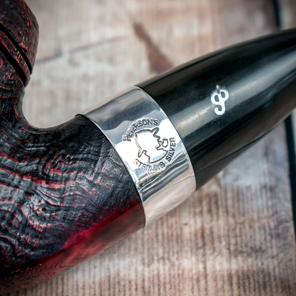 Peterson of Dublin Sherlock Holmes Briar Smoking Pipe - Red Sandblast Baskerville - Image 5