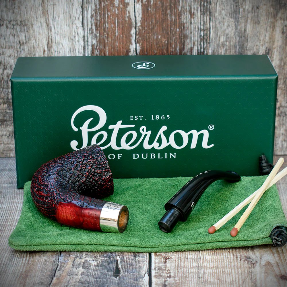 Peterson of Dublin Sherlock Holmes Briar Smoking Pipe - Red Sandblast Rathbone - Image 4