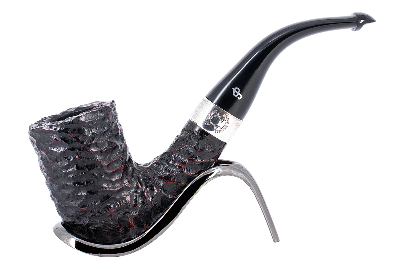 Peterson of Dublin Sherlock Holmes Rathbone Rusticated Briar Pipe